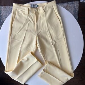 Bogey Boys by Macklemore Men’s The Best Pleated Golf Pant Yellow Size 30x30 New